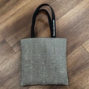 Alexander Wang Black and Silver Rhinestone Tote